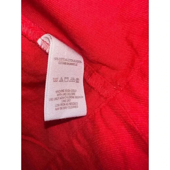 Free People Fleur Du Jour Mini tunic Dress Red Size Small Off-Shoulder NWT XS - Picture 10 of 11